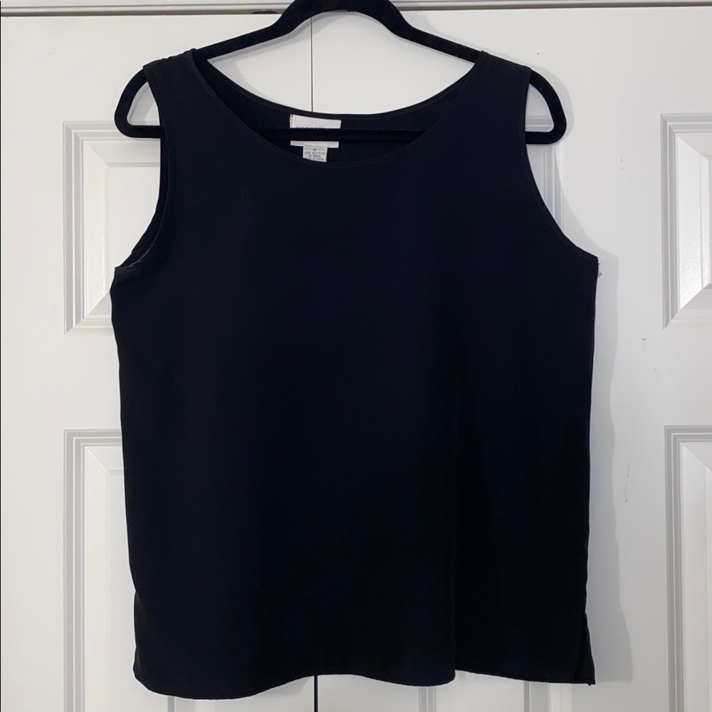 Nordstrom Elegant Black Tank Top